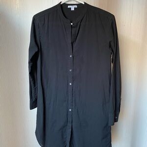 JAMES PERSE Charcoal/Black Button-Up Tunic